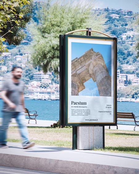 billboard graphics paestum